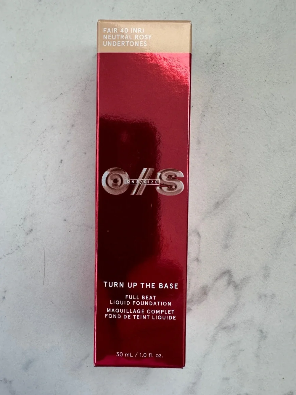 ONE/SIZE BY PATRICK STARRR TURN UP THE BASE FULL BEAT LIQUID FOUNDATION;—FAIR 40